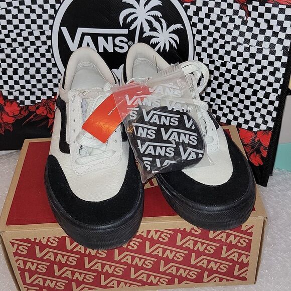 New Vans Gilbert Crockett 2 Pro Pop Cush Pearl & Black Size M 6.5 W 8 - Picture 5 of 12